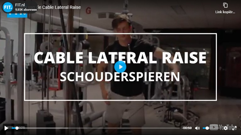cable lateral raise kabel station