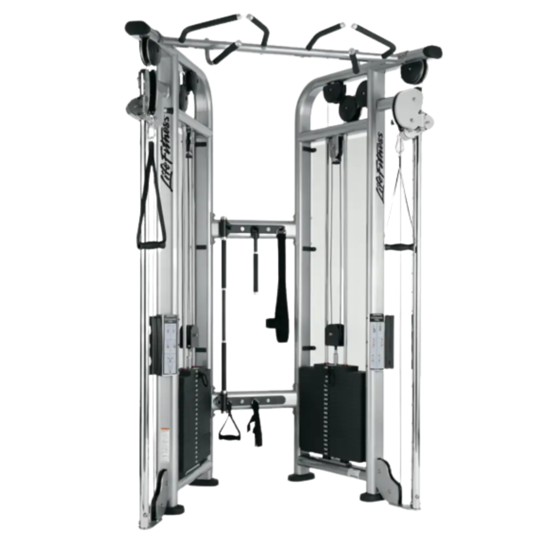 Life fitness dual adjustable pulley